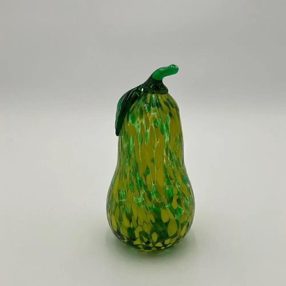 HAND BLOWN GLASS Pear